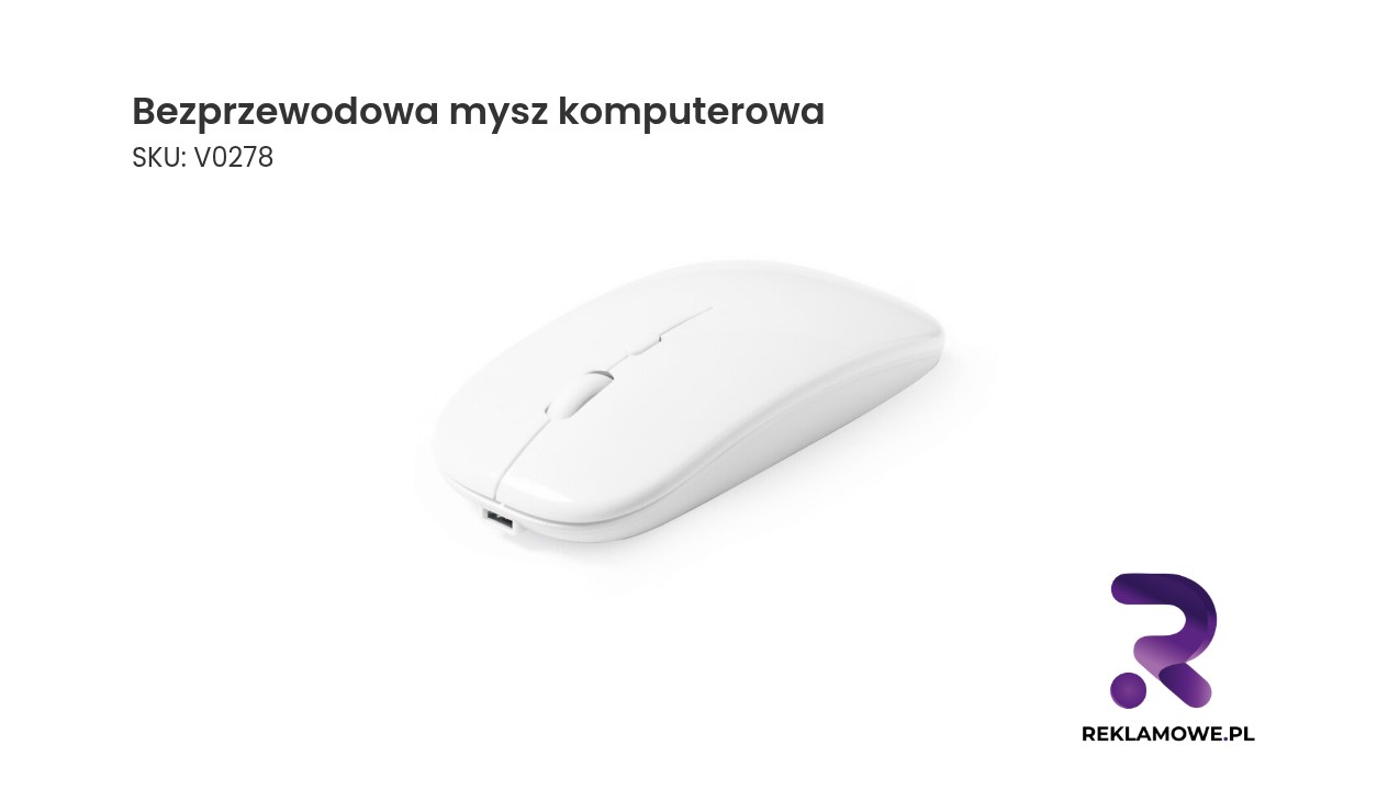 Bezprzewodowa mysz komputerowa na biurku