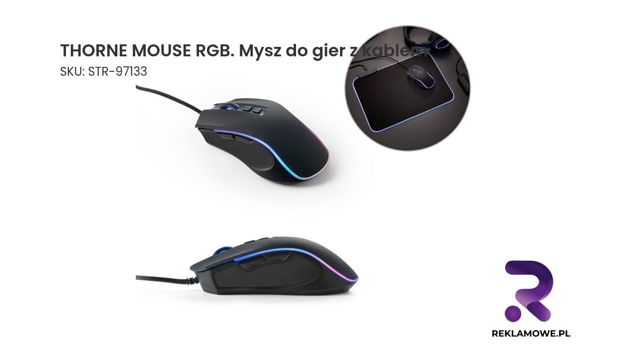 THORNE MOUSE RGB mysz do gier z kablem