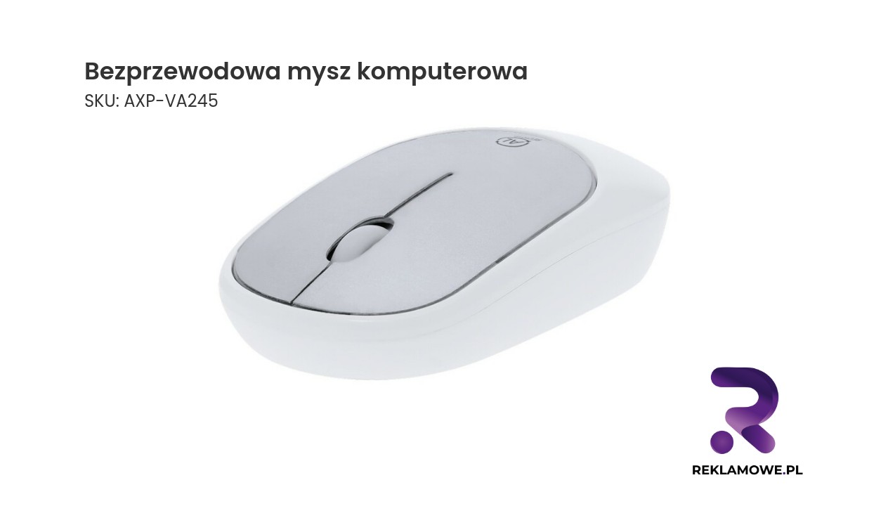 Bezprzewodowa mysz komputerowa Bezprzewodowa mysz komputerowa na biurku