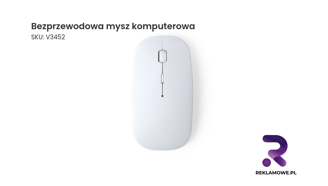 Bezprzewodowa mysz komputerowa na biurku