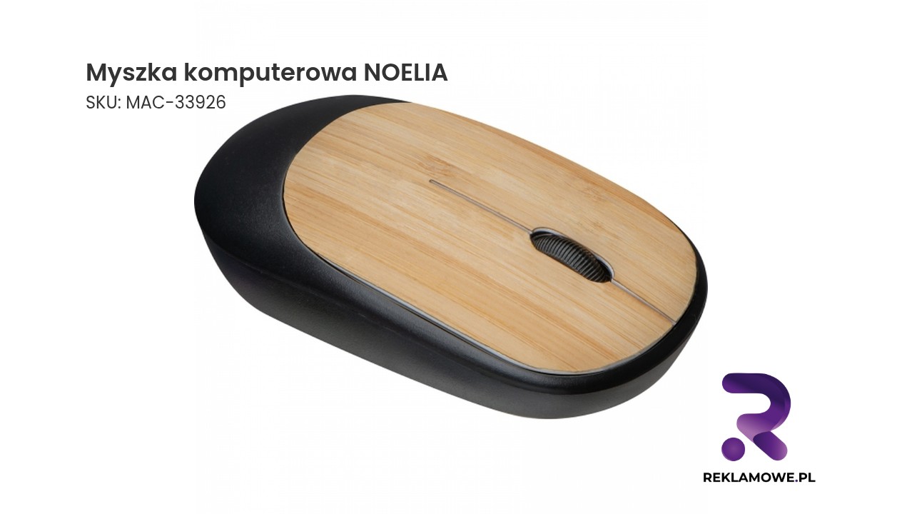 Myszka komputerowa NOELIA Myszka komputerowa NOELIA - ergonomiczna mysz do komputera