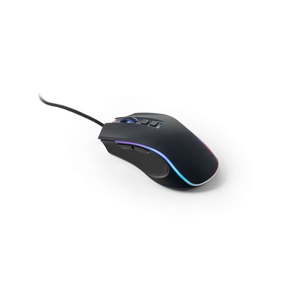 THORNE MOUSE RGB. Mysz do gier z kablem o długości 1.5 m i oświetleniem LED RGB z ABS 97133_set