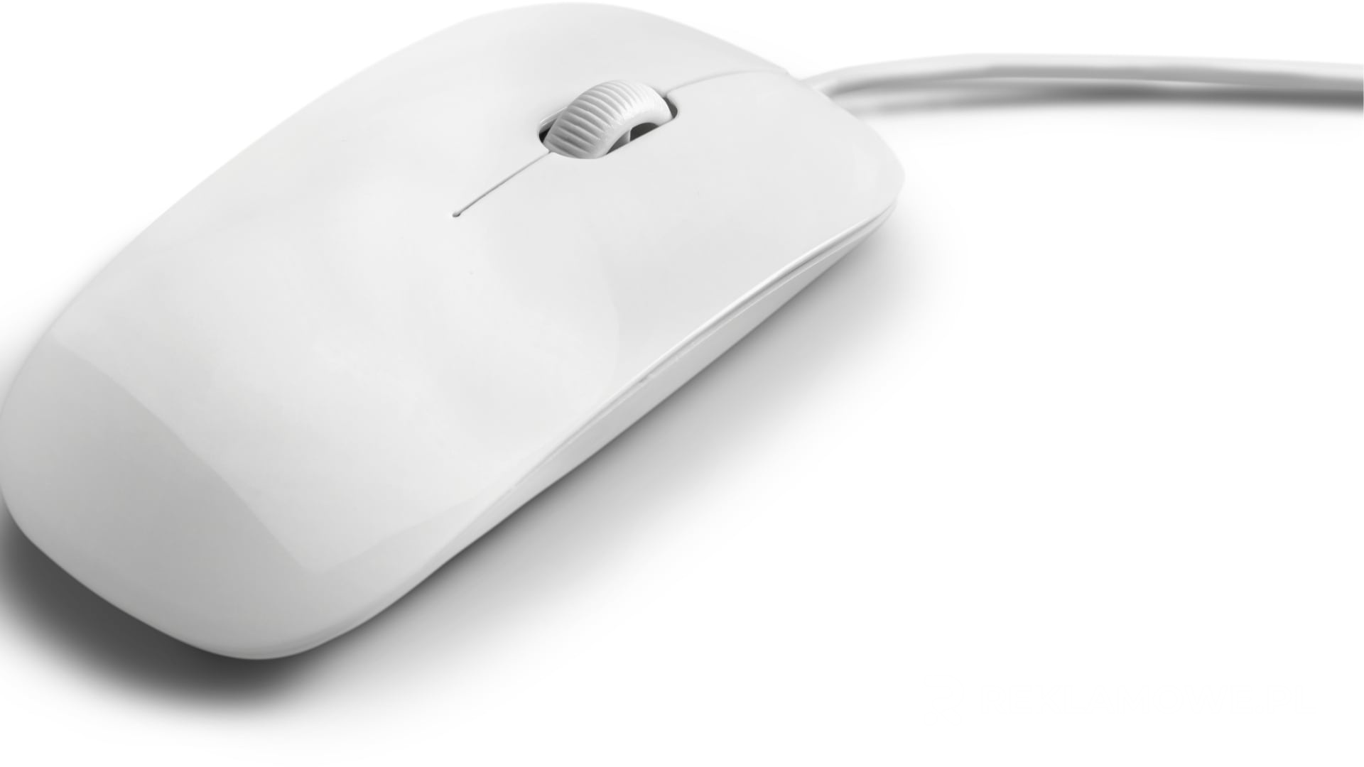 Myszka reklamowa na biurku