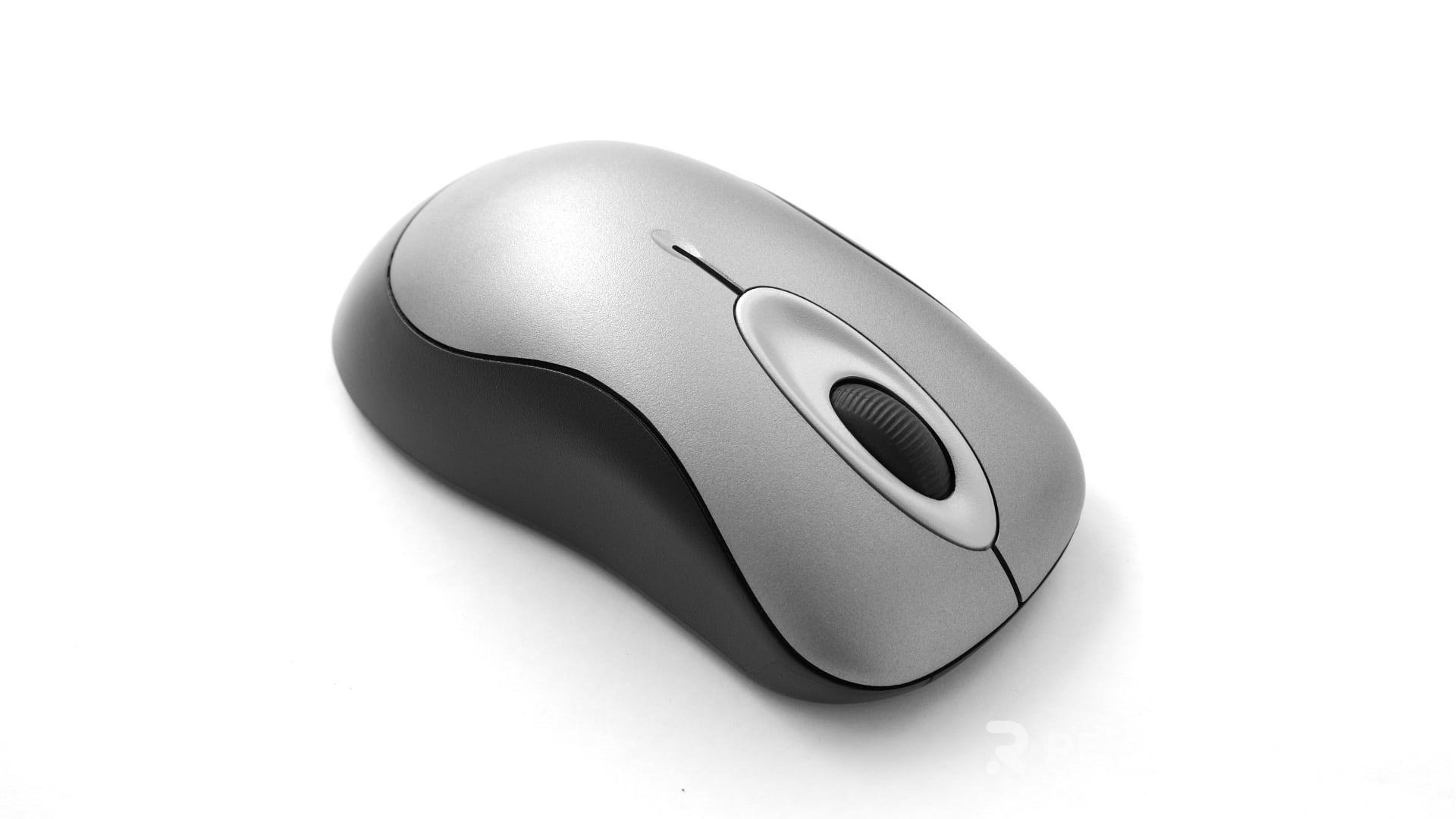 Ergonomiczna myszka reklamowa na biurku